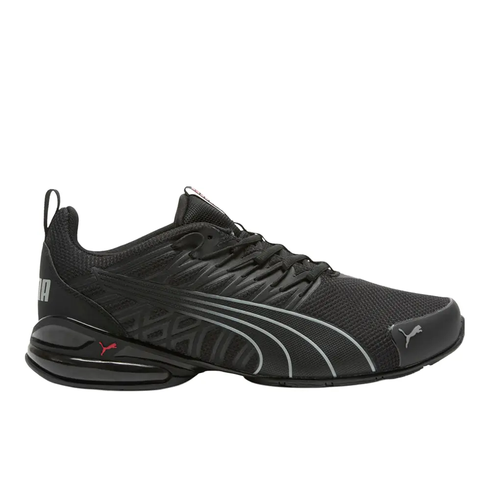 PUMA Mens Voltaic Evo Wide Running Sneakers Shoes - Black