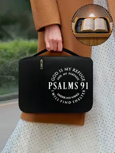 Bible Bag Organizer, Multi-Functional Storage Pouch, Large Capacity, Zipper & Handle, Ideal for Daily Use & Travel, Perfect Gift
