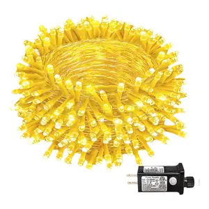 Indoor and outdoor LED decorative lights: available in 100, 200, 300, and 400 lights, with 8 flashing modes, warm white, cool white, and a variety of colorful styles, suitable for classroom decoration, party dressing, wedding decoration, and Christmas atm