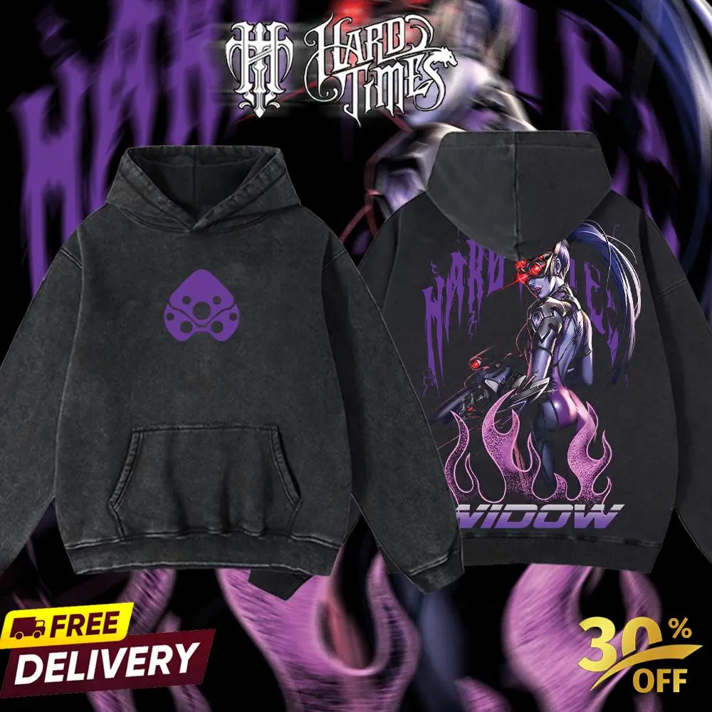 Washed Hoodie(Widow)
