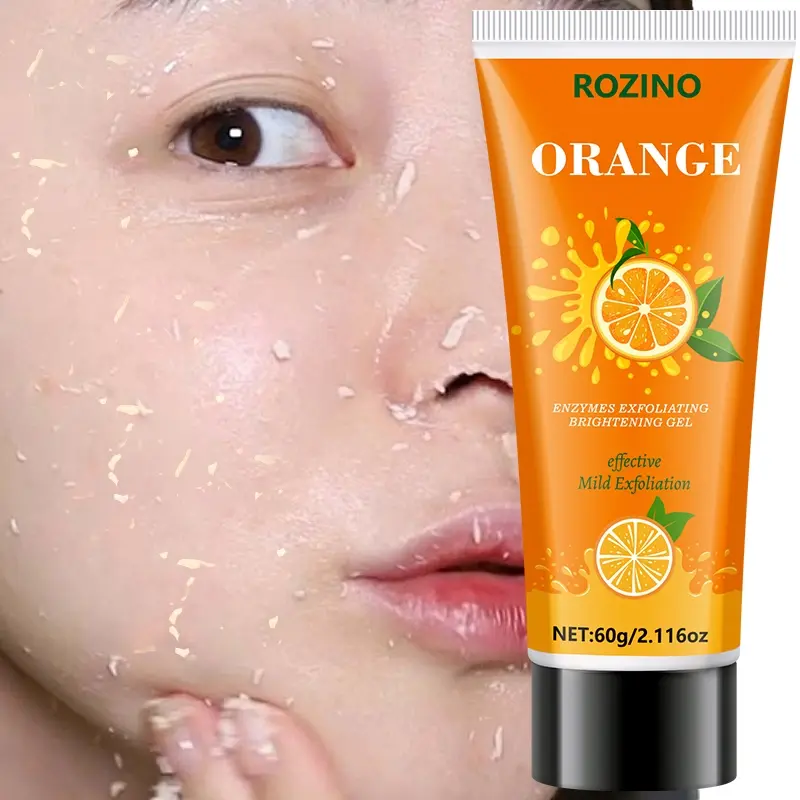 Rozino Enzyme Brightening Exfoliating Gel 60g, Gentle Exfoliation, Skin Brightening, Brighten skin tones, Pore Refining, Suitable for All Skin Types, Skin Exfoliate, Exfoliating Solution