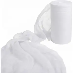 36 In x 80 Yard Grade 10  Cheese Cloth for Straining  Unbleached  Cheesecloth Roll for Craft, Cooking, Wedding White Gauze Table Runner, Halloween Creepy Cloth, Sheer Curtain