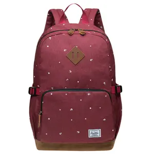 KAUKKO Elegant College School Backpack Women Daypacks, K1005-3