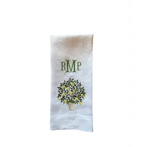 Lemon Tree Linen Towel