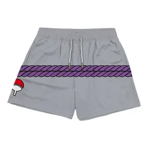 Sasuke Uchiha Cloud Akatsuki Men's Shorts Workout Sport Knee Pants with Pockets Athletic Summer Shorts