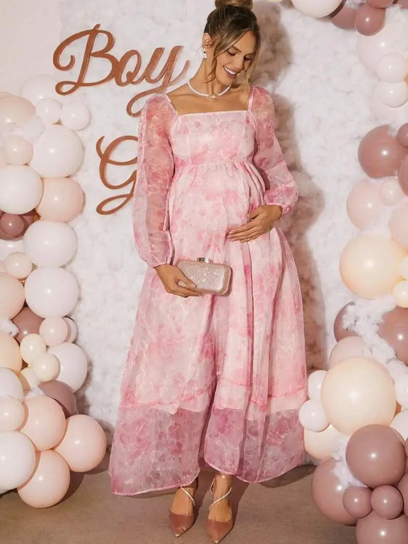 pink maternity baby shower dress - TikTok Shop pink maternity baby shower dress - TikTok Shop