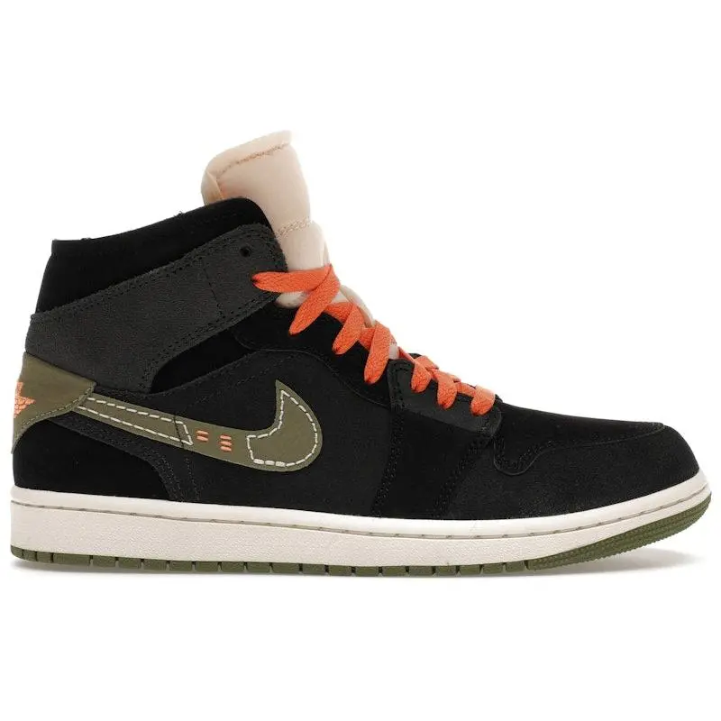 Jordan Men's 1 Mid SE Craft Anthracite Light Olive, from StockX