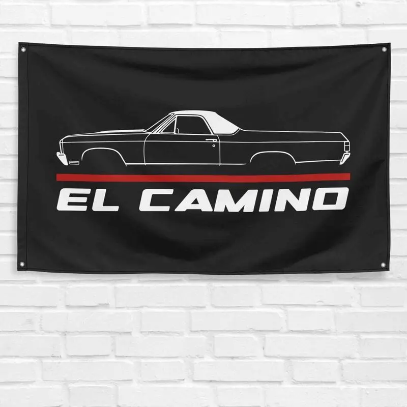 For Chevrolet El Camino 1968 Car Enthusiast 3x5 ft Flag Birthday Gift Banner Garage