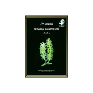 JMsolution Korean Sea Grape Hydrating Face Mask - 10 Sheets, Ultra-Thin Breathable Fabric, Long-Lasting Moisture & Refreshing Hydration