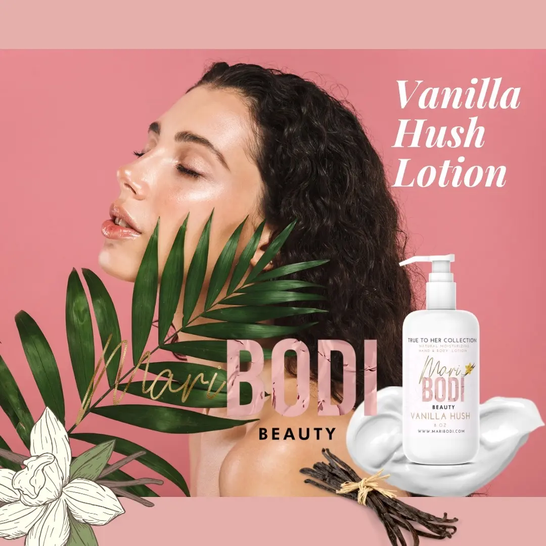 Hydrating Shea Butter Whipped Natural Hand & Body Lotion - Vanilla Hish 8 Oz. Body Care Moisturizing