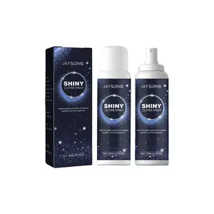 Body Glitter Spray, Body Glitter Spray for Hair and Body, Quicking Drying and Long Lasting Shiny Glitter Hairspray, Body Shiny Spray for Stage, Festival Rave and Makeup Prom 2 Oz Cosmetic