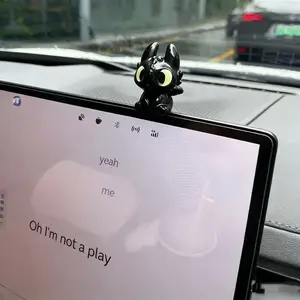 1 pcs Nightshade Light Figure Cute Toothless Car Dashboard Doll Display Standee, Adorable Car Decor Small Plush Toy for Car Interior