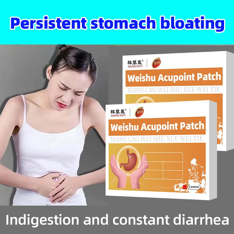 Gastrointestinal Patch, Diarrhea Relief Patch. For abdominal bloating, excessive gas, unformed stools, diarrhea and indigestion. Moxibustion Belly Button Patch.