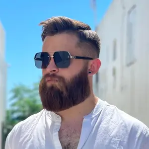 Ultimate Business Casual Glasses - Double Bridge Semi-Rimless Design for Professional & Casual Elegance - Perfect Power Pair & Trendy Decor Upgrade