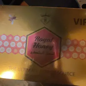 Organic Natural Honey - 12 Sachets - 20g Sweet Flavor - lnfused with Natural Jelly Honey Bee Pollen&100% Mixed Natural