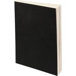 LayFlat Sketchbook - 8.27 x 11 Inches - Black Blank Note Book, 64 Sheets, Thick 100gsm Paper, for Drawing, Sketching, and journaling