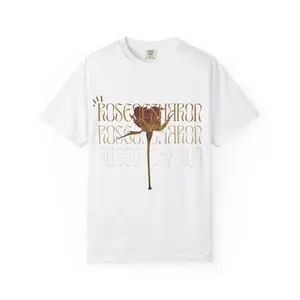 Rose Aesthetic T-Shirt — Dried Rose Graphic Tee