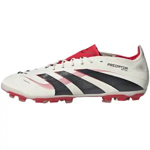 Adidas Predator Elite 2G/3G Comfortable Anti-Slip Durable Football Shoes Unisex White Red Trending Shoes, House White Official Shoes to Get / Maison Mihara