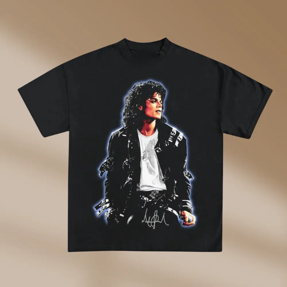 Michael Jackson Tee | Vintage King of Pop Shirt | Retro MJ Graphic Tee ...