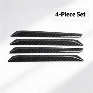 Interior Door Panel Trim Wood Grain Carbon Fiber Style for Lexus ES300h 2013 to 2017 cars accessories car decor auto accessories