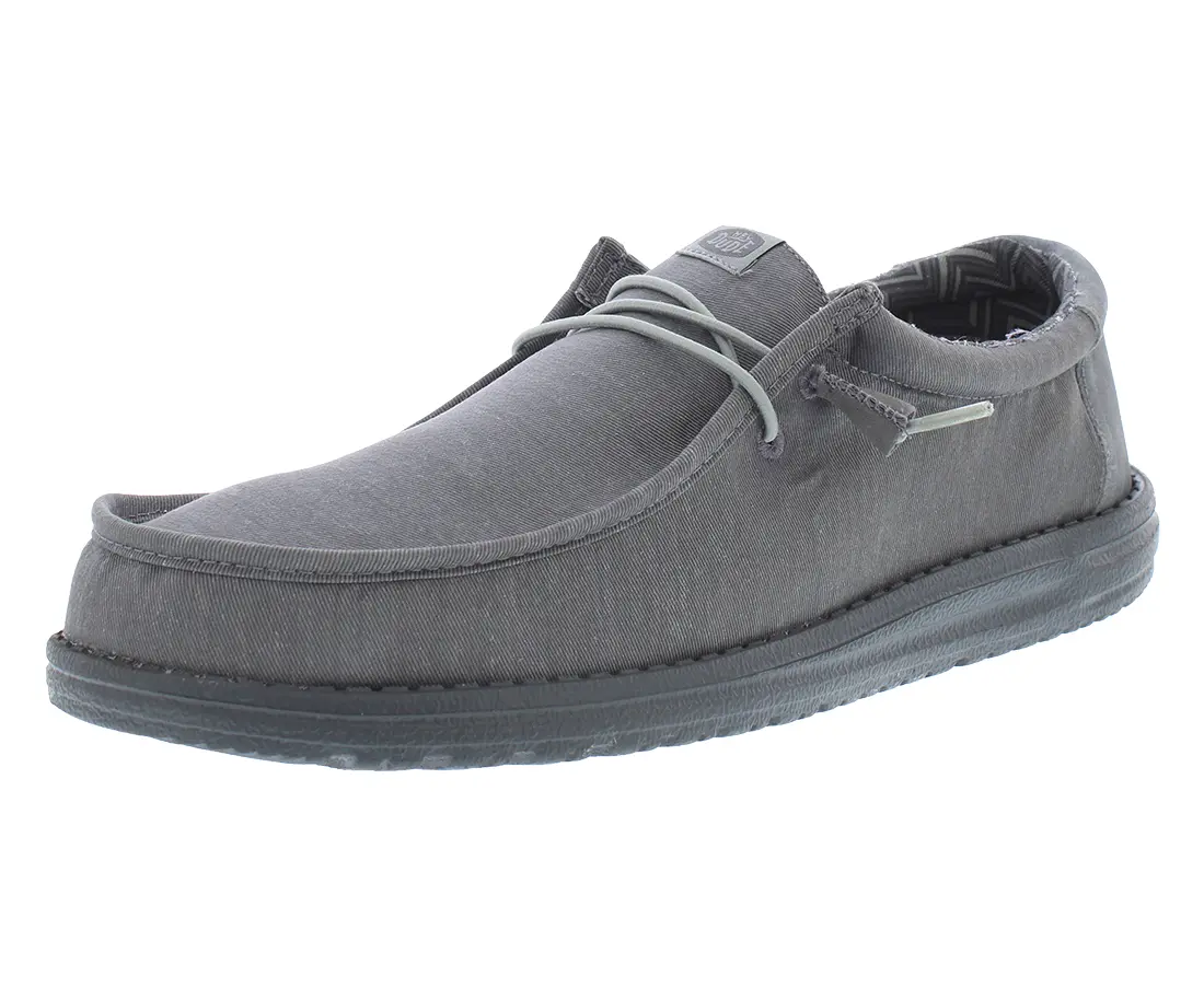 Hey Dude Wally Stretch Canvas Block Mens Shoes