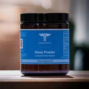 Natural Sleep Powder - Melatonin, 5-HTP, Tart Cherry, Glycine, Magnesium - Non-Habit Forming Sleep Aid - Supplement, Edible natural sleep Healthcare Healthcare