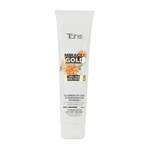 Tahe Miracle Gold Instant Anti-Frizz Intensive Treatment with Keratin, Argan Oil and Chamomile Extract, 100 ml
