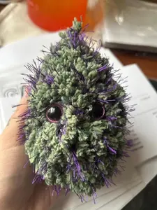 Crochet Nug Plush, Funny Desk Decor, Handmade ( RANDOM MIXED WOOL)