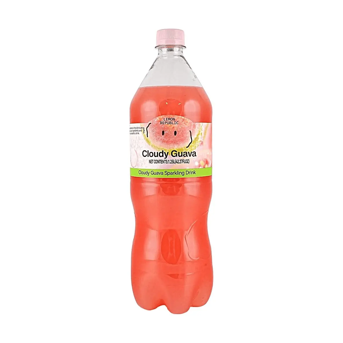 Lemon Republic Guava Sparkling Juice Drink 1.25L - Real Fruit Juice, Refreshing Bubbly Beverage