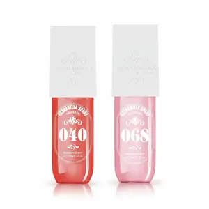 Scenabella Floral Eau Perfume Spray Bundle, 2pcs 100ml Each, Long-Lasting Fruity Scent, Body and Hair Mist, Alcohol-Based Liquid Fragrance