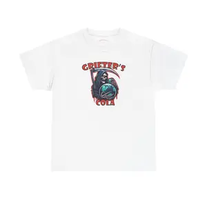 Grifter's Cola Retro Tee - Unisex Heavy Cotton Shirt, Vintage Style T-Shirt, Casual Wear, Festival Outfit, Gift Idea