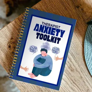 Therapist Anxiety Toolkit, Reduce Anxiety with Consultation Notebook, Essential Tool for Therapists, Anxiety Management Resource