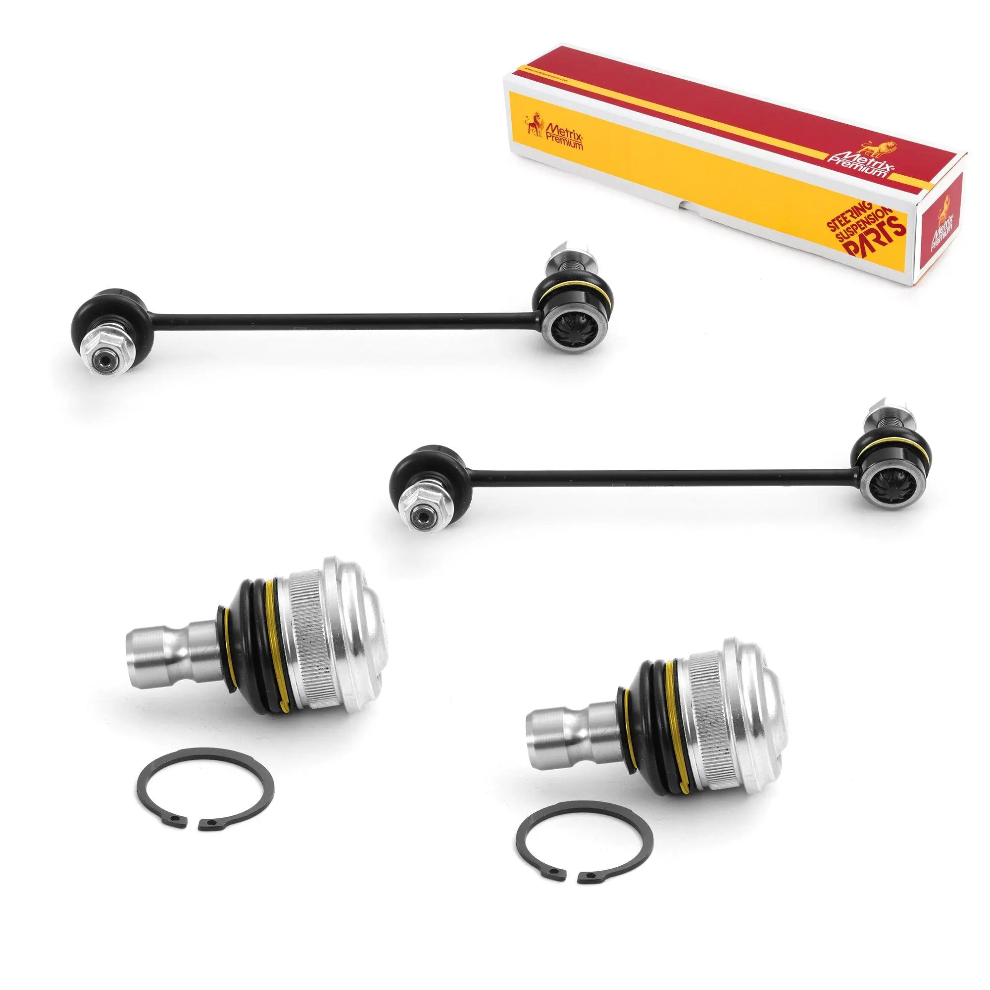 4 PC Front Stabilizer Bar Link and Front Lower Ball Joint Kit  96940MT