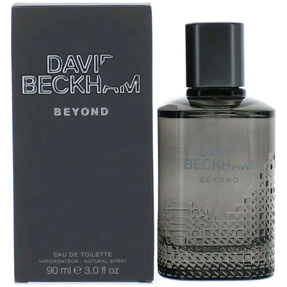 David Beckham Beyond Men's Eau de Toilette Cologne - 3.0 oz Boxed Woodsy Single Item Fragrance with Grapefruit, Cardamom, Black Pepper, Cedar Wood, Geranium - New in Box