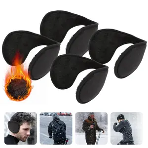Ear Muffs Winter Ear Warmers Fleece Earwarmer Behind The Head Band For Men Women