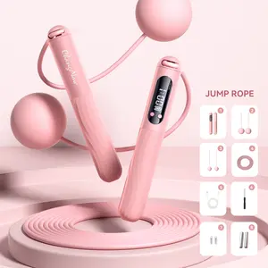 SOLOEVER Skipping Rope with Counter – Cordless & Rope Dual Modes, Intelligent Adjustable Digital Counting Jump Rope, Weighted Fitness Equipment for  Endurance Training sale direct factory exercise equipment