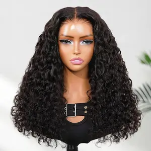 OQ HAIR Indian Curly Glueless Wig 220% Density Wear Go Wig With Drawstring 13x6 Lace Frontal Human Hair Wigs for Beginner Friendly Pre-Everything Wigs