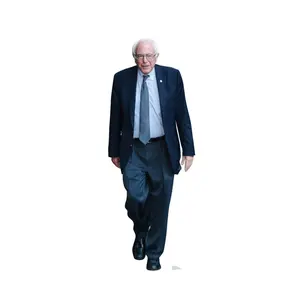 212 MAIN Lifesize Bernie Sanders Cardboard Cutout, 69x25 in., Advanced Graphics Decor Piece for Characters-Themed Home Decor