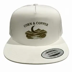Corn & Copper flat bill SnapBack hats