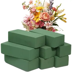 Floral Foam Blocks for Flower Arrangement Wet and Dry Green Floral Foam for Wedding, Birthdays, Home Decorations