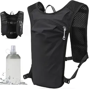 Running Hydration Vest ,Lightweight Insulated Pack with 250ml Soft Flask Daypack for Hiking Trail Running Cycling Race Marathon for Women Men