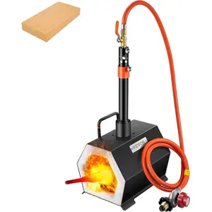VEVOR Propane Forge Portable, Single Burner 2600F Metal and Knife Forge, Large Capacity Blacksmithing Farrier Forges, Gas Forging Tools and Equipment, Complete Mini Forge KitVEVOR Super Brand Day