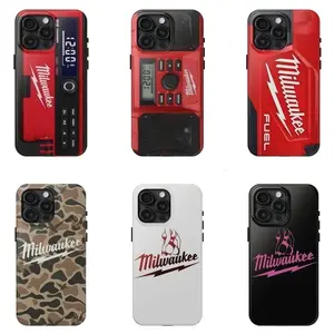 Milwaukee Camo Phone Case, Shockproof Tough Protective Cover for iPhone 11-17 & Samsung Galaxy S21-S25