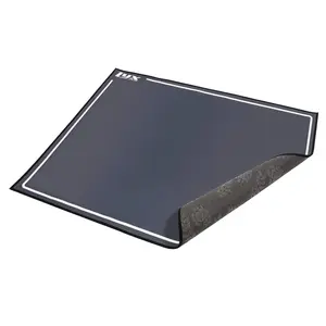 LyxJam Drum Rug Mat with Fabric Non Slip Bottom Floor Carpet, 4 x 4.6 feet Drummer Pad