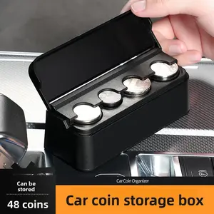 Universal Resin Dashboard Coin Holder, Portable Car Coin Dispenser, Suitable for Cars and Trucks, Essential Car Accessory, Car Console Organizer
