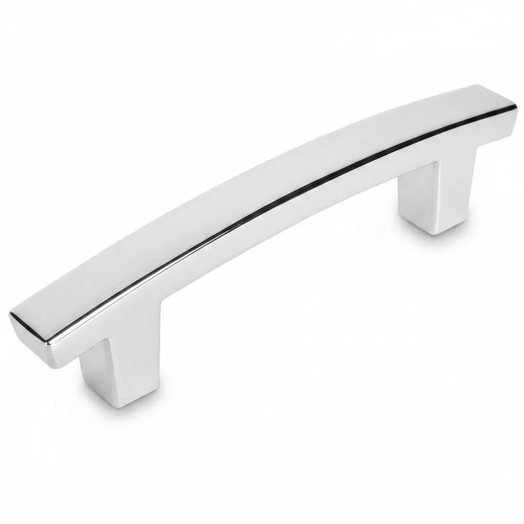 Cosmas 5235CH Polished Chrome Contemporary Arch Cabinet Pull