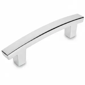 Cosmas 5235CH Polished Chrome Contemporary Arch Cabinet Pull