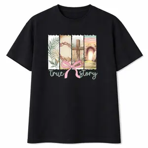 True Story T-shirt Christian Easter Shirt Women, Easter Outfit For Kids Easter Gift, Jesus Tshirt, Boho Christian Shirt