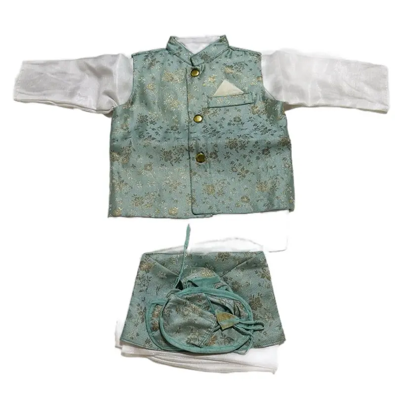 Nepali Traditional Pasni Set Matching Shoes and Hat for Festive Wear