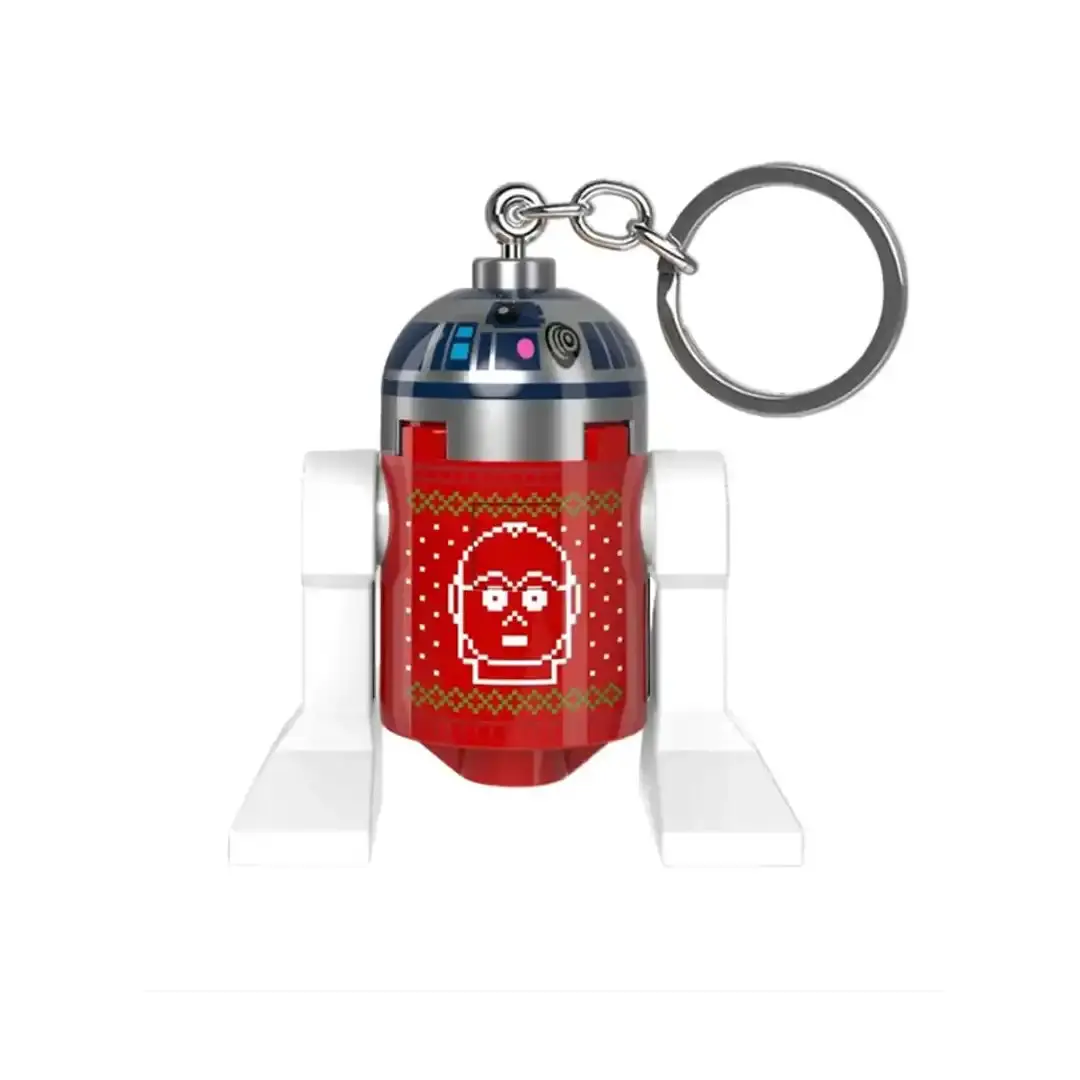 Star Wars Minifigures Keychain Light R2-D2 Holiday Sweater